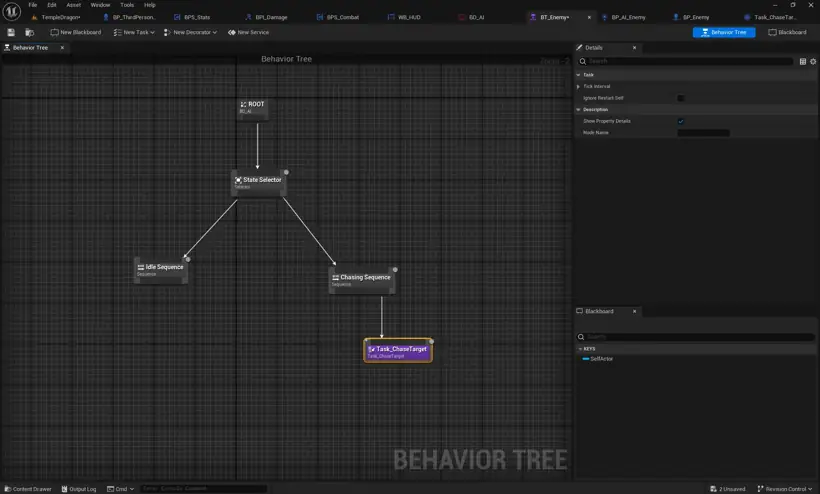 Behavior Tree противника